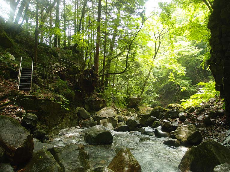 下呂市・乗政大滝: 美濃の風物記